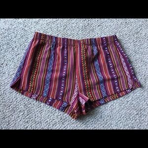Woven Multicolored Forever 21 Shorts